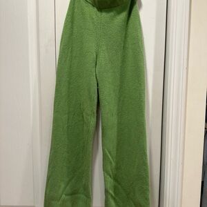 Cult Gaia Green Wide Leg Pants